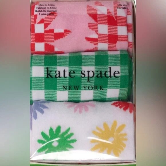 Kate Spade Socks (3 Pair Pk) - Picture 3 of 5
